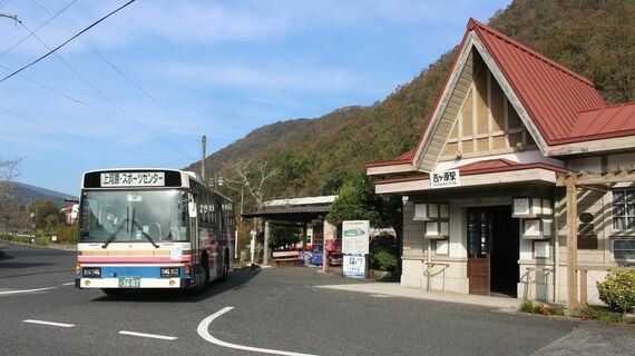 吉ヶ原の中鉄北部バス