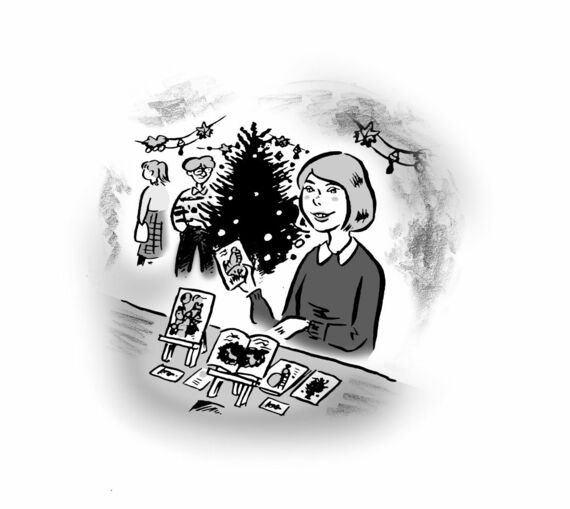 トーベ・ヤンソンの学生時代のイラスト