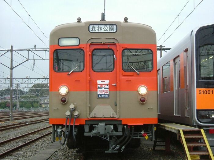東武博物館の保存車両8111編成