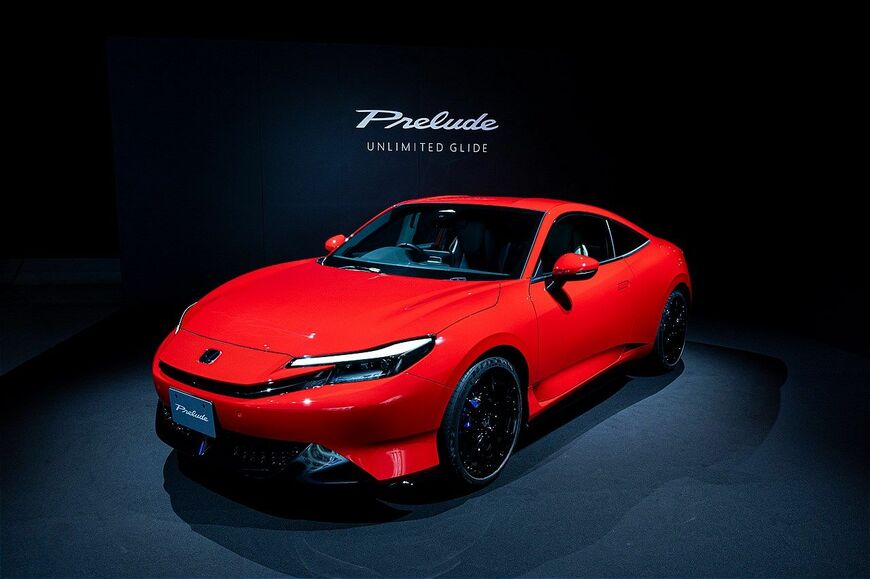 ホンダの新型「プレリュード」（写真：三木 宏章）