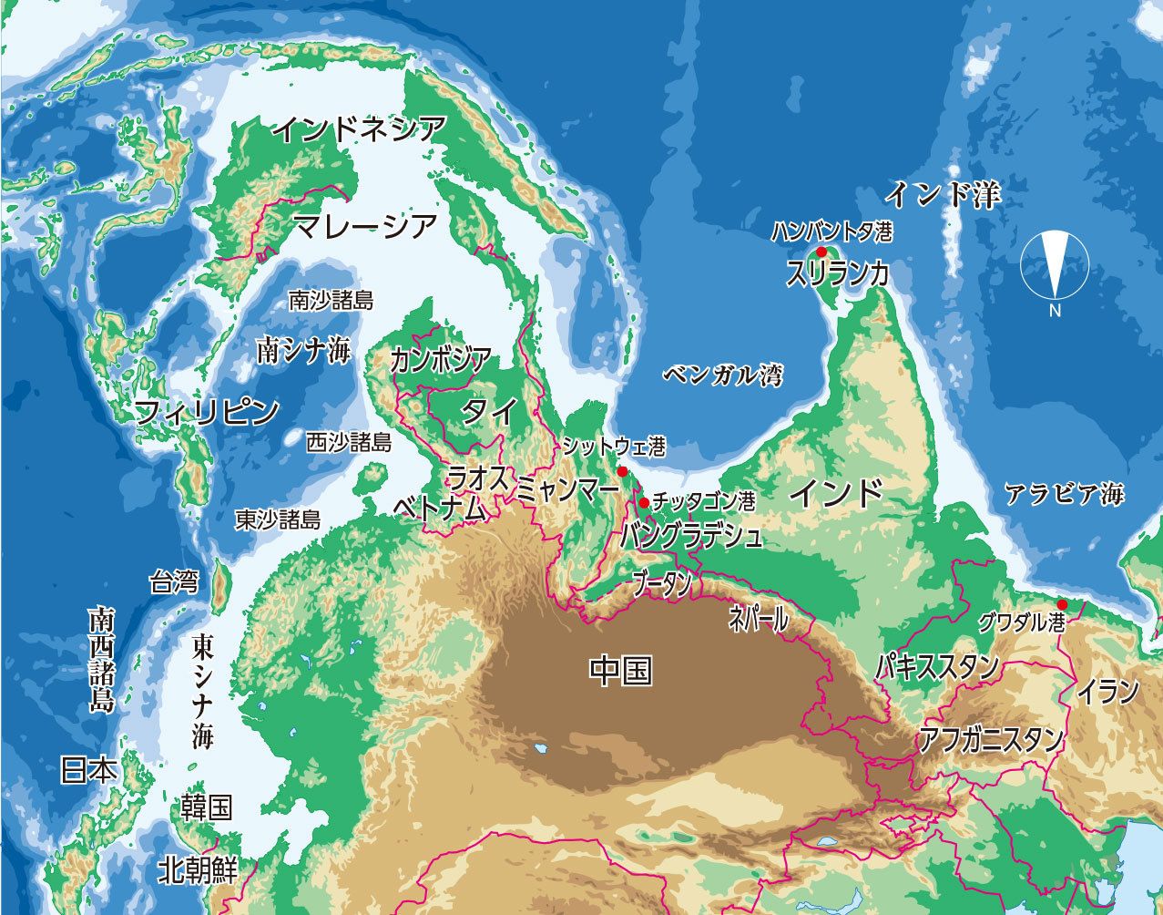 逆さ地図 で見る 中国にとって邪魔な日本 外交 国際政治 東洋経済オンライン 経済ニュースの新基準