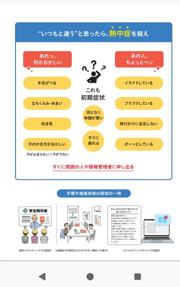厚生労働省・熱中症対策に関する資料