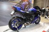 第52回 東京モーターサイクルショーに参考出品されたヤマハ「YZF-R9」（筆者撮影）