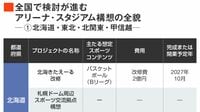 〈独自集計〉全国65カ所で進むスタジアム･アリーナ計画の全貌…100億円超を投じるプロジェクトは20以上！27カ所でバスケチームの拠点化を想定