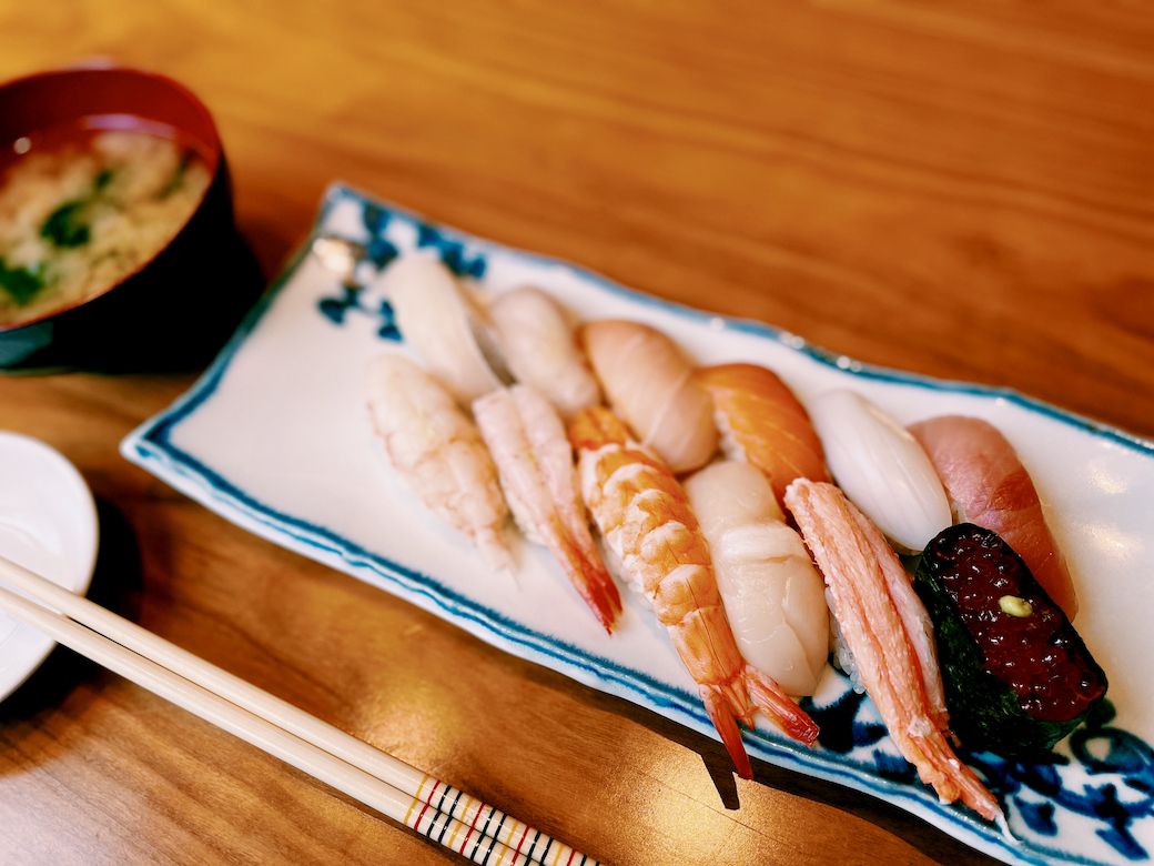 日本での寿司職人修業時代に作ったお寿司（写真：chikaさん提供）