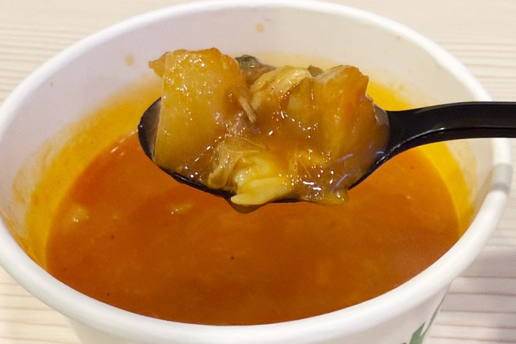 サブウェイ ゴロゴロ野菜のトマト&クラムスープ