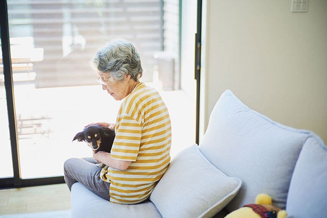 同居されているお母さまと愛犬