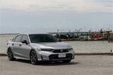 タイで試乗したホンダ「シビック e:HEV RS」（写真：筆者撮影）