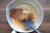 味噌を溶かした鍋
