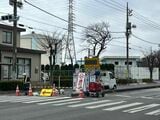 工事現場付近の様子