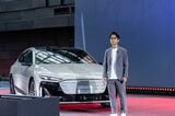 アウディ「A6 e-tron」シリーズおよび発表会の様子（写真：三木 宏章）