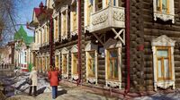 木造建築が並ぶシベリア最古の街