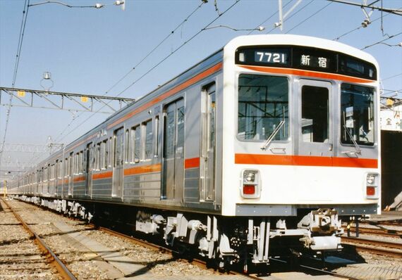 京王電鉄 7000系7721編成 1987年