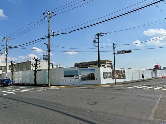 建設中のマンション