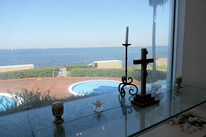 チャペルからの東京湾