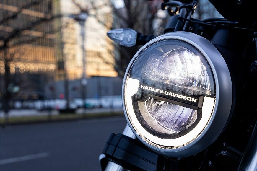 ハーレーダビッドソン新型「X350」のディテール（写真：三木宏章）