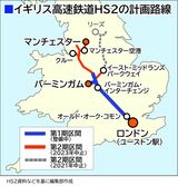 HS2路線計画図