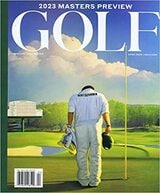 アメリカのゴルフ雑誌『GOLF』の表紙を飾った早藤キャディ（写真：筆者提供）