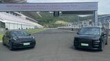 001（左）と009（右）（筆者撮影）