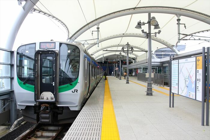 仙台空港鉄道はJR東北本線に直通し