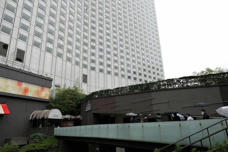 3月末に閉館したシナガワグースに入る（記者撮影）