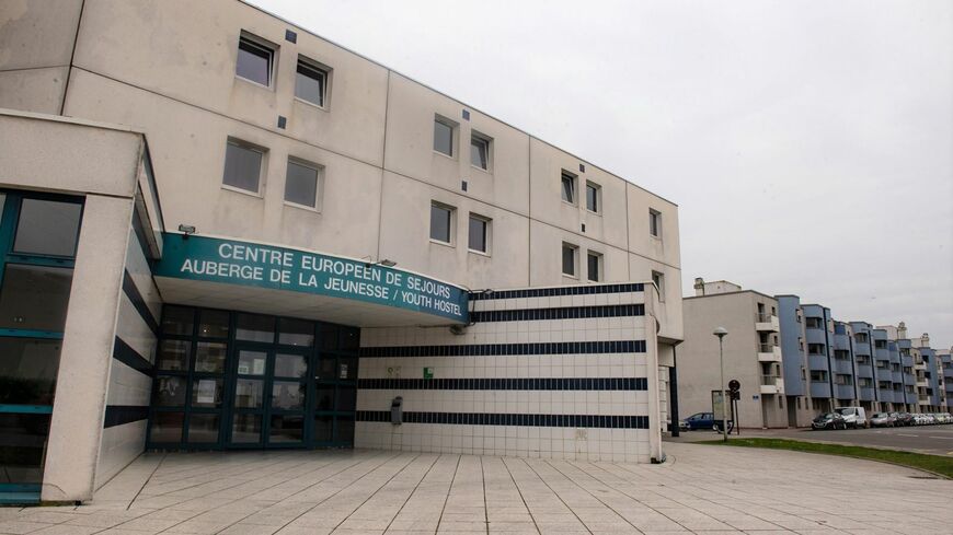 ウクライナ難民が宿泊する施設（筆者撮影）