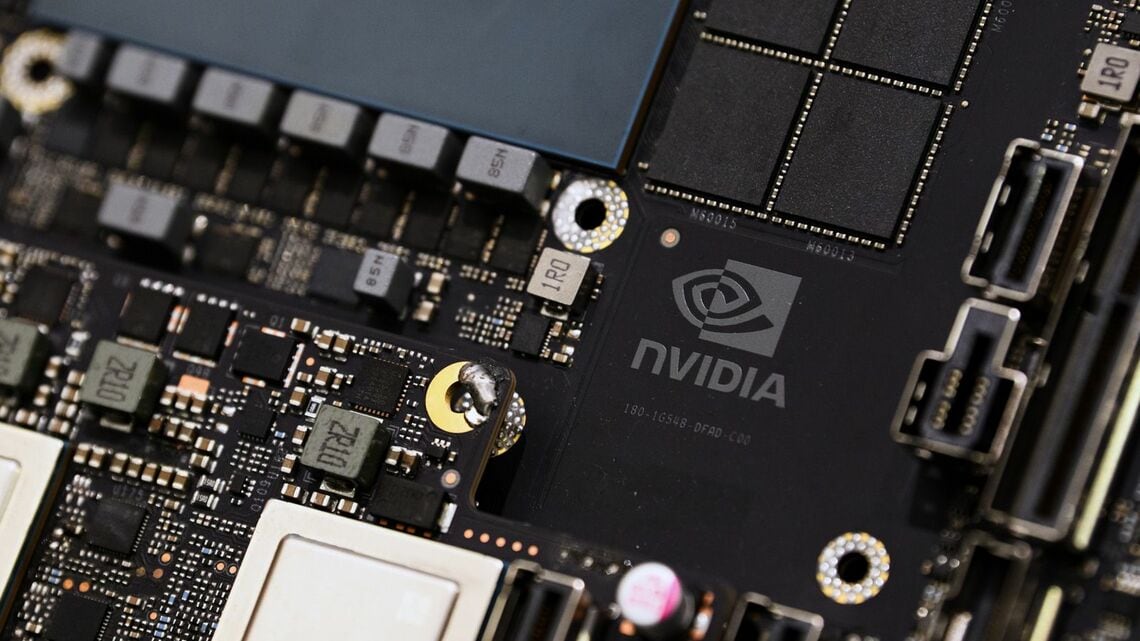 トランプ政権は、NvidiaがUAEに最新GPU「Blackwell」を最大で年間50万個輸出することを許可した（写真：© 2024 Bloomberg Finance LP）
