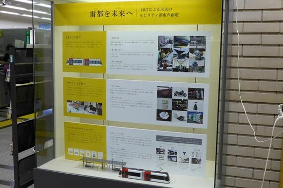 宇都宮LRT トータルデザイン ディスプレイ