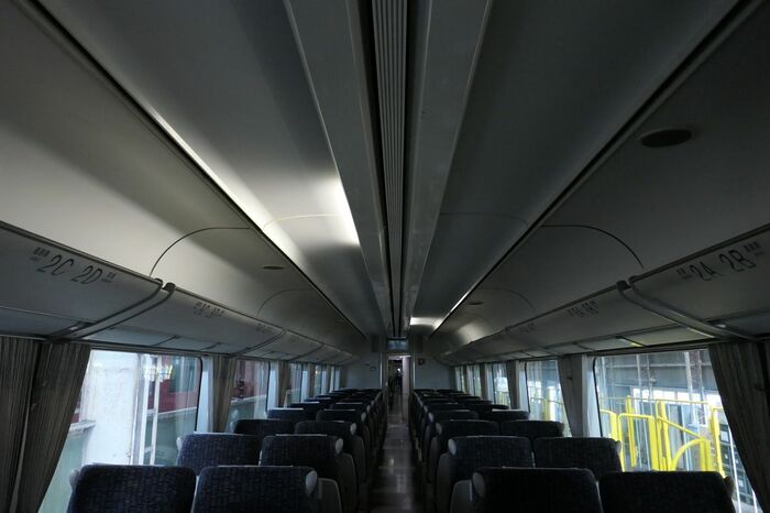 非常灯のみが点灯した状態