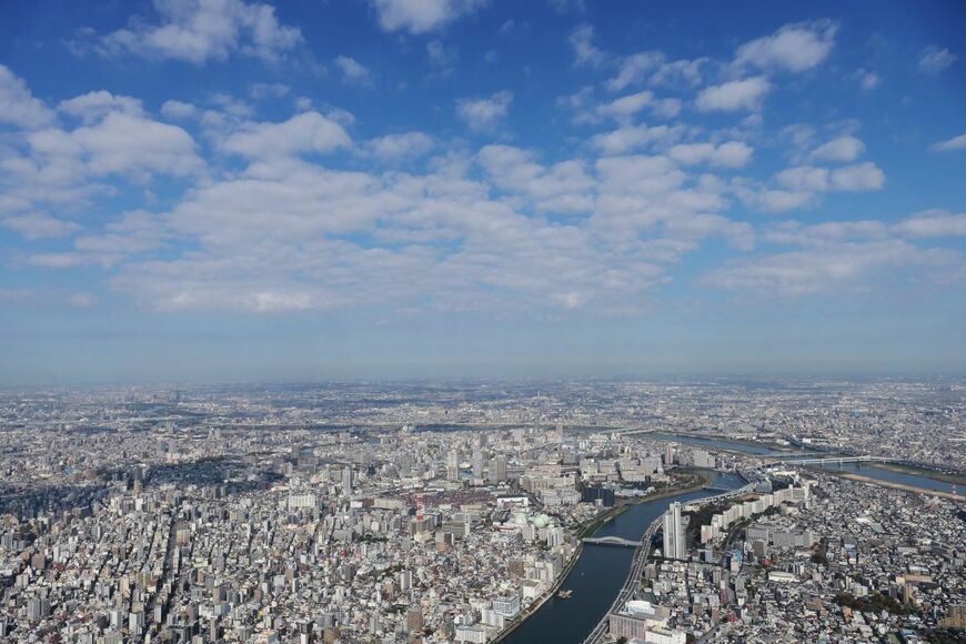 スカイツリー497ｍからの眺め