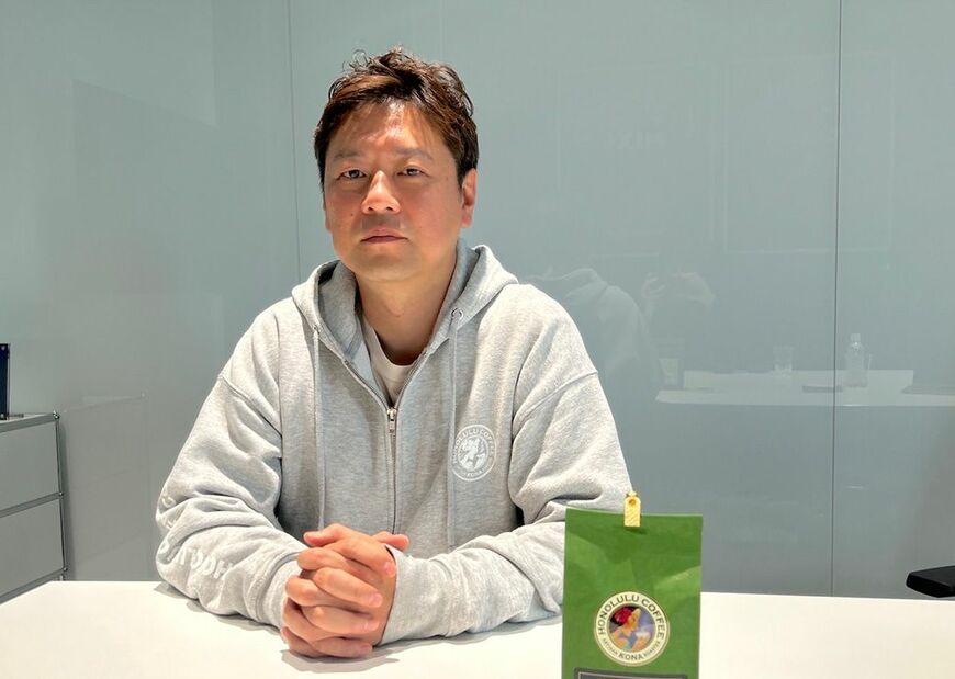 ホノルルコーヒージャパン代表取締役兼CEOの荻尾利貴氏（写真：筆者撮影）