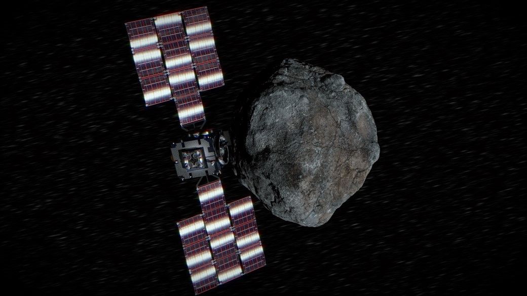 DESTINY+探査機による小惑星Phaethonフライバイの想像図CG（画像：JAXA）