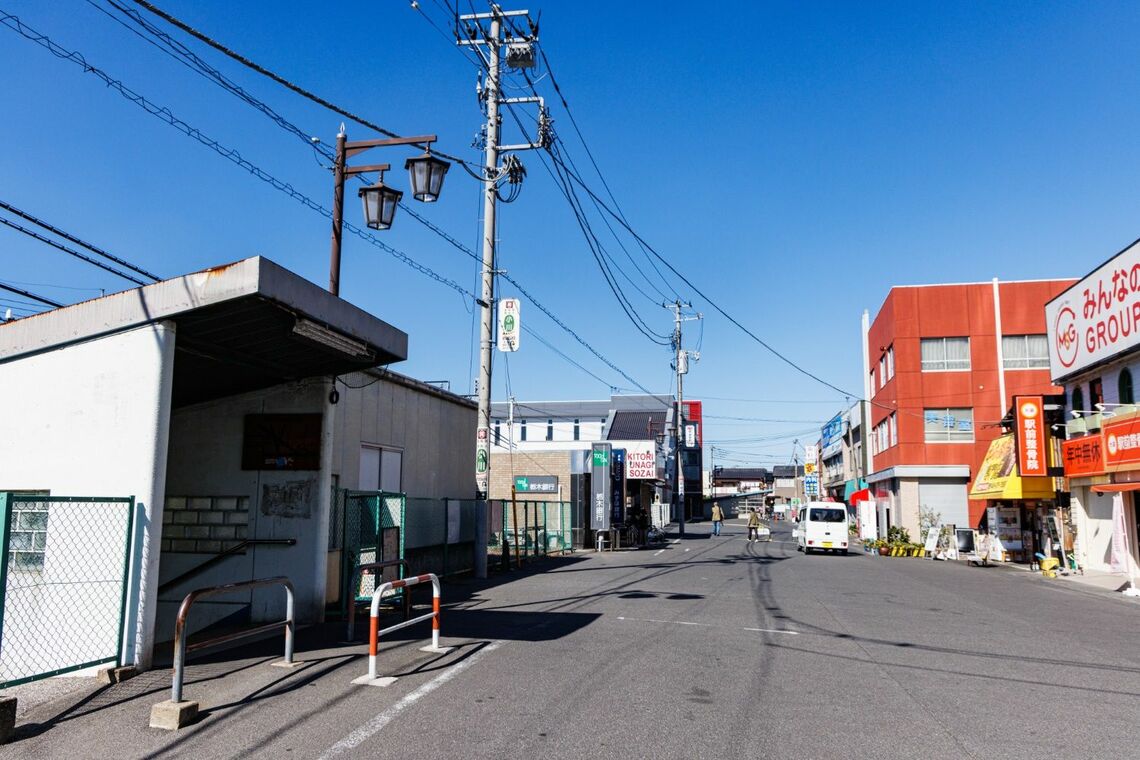 大袋駅東口