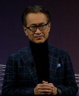 「CES 2022」で発表するソニーグループ会長兼社長CEOの吉田憲一郎氏（写真：ソニーグループ）