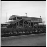1959年当時の上福岡駅橋上駅舎（写真：東武博物館）