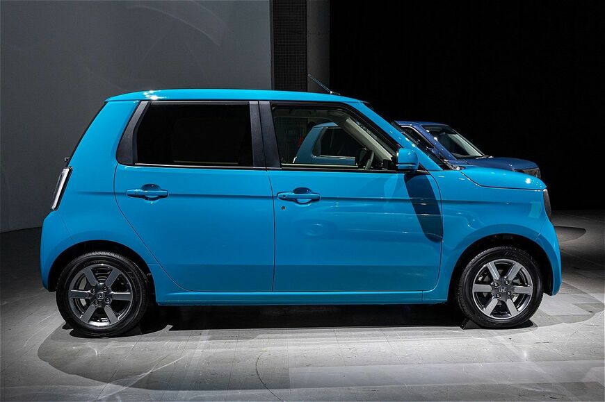 ホンダの新型軽自動車EV「N-ONE e:」（写真：三木 宏章）