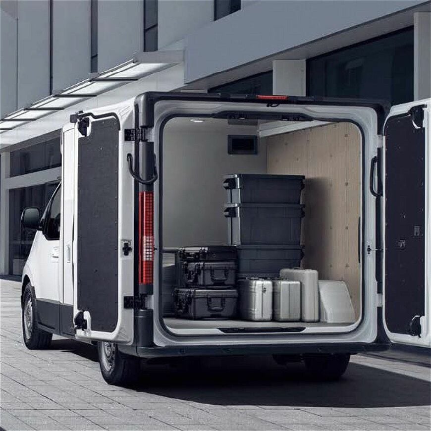 ホワイトハウスが展示していたヒョンデの商用BEV「ST1」（写真：ホワイトハウス）