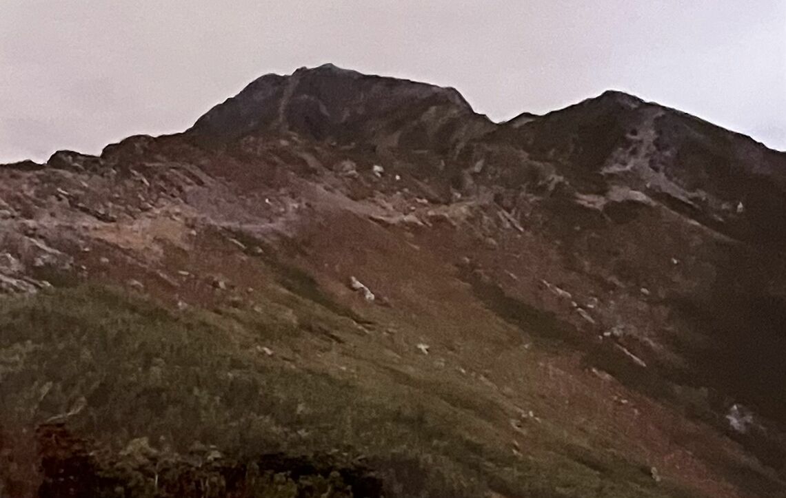 南アルプスの主峰・北岳（筆者撮影）