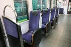 1人がけのクロスシート