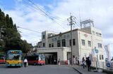六甲ケーブルの六甲山上駅。六甲山上バスが発着する（編集部撮影）