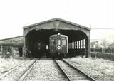 1953年当時の足柄車庫（写真：小田急電鉄）