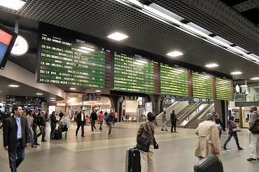 ヨーロッパの大きな駅は整然としているが犯罪も多い