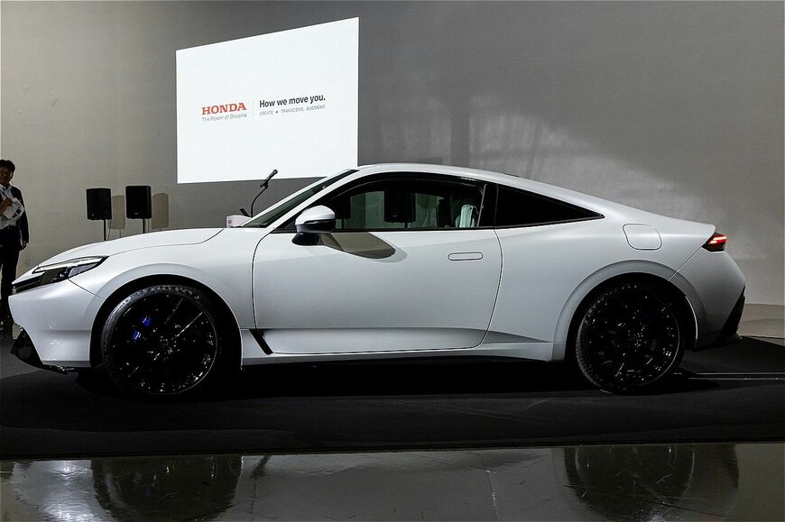 ホンダの新型「プレリュード」（写真：三木 宏章）
