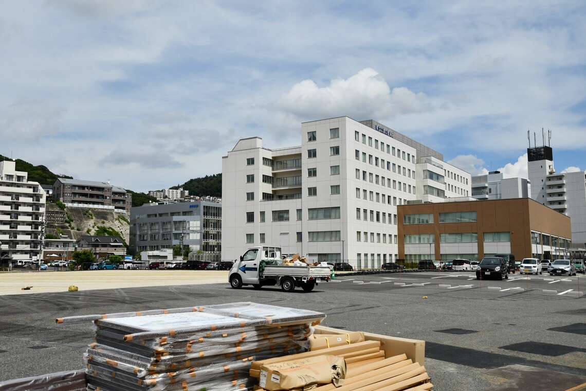新病院が建設されるJR広島駅北口付近（写真：筆者撮影）