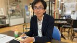 余市駅エルラプラザで開かれた余市町議会議長、余市観光協会会長らとの勉強会に参加した宇都宮浄人教授（筆者撮影）