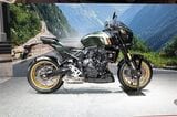 スズキの新型「GSX-8TT」（筆者撮影）