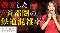鉄道混雑率、首都圏「上位独占路線」が姿消す激変