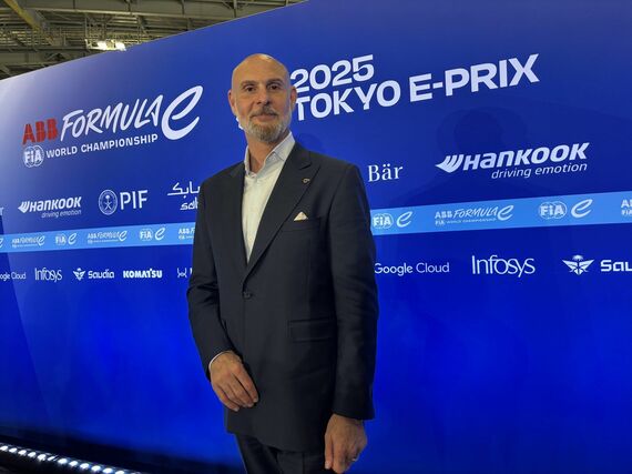 来日したフォーミュラEのジェフ・ドッズCEO（筆者撮影）
