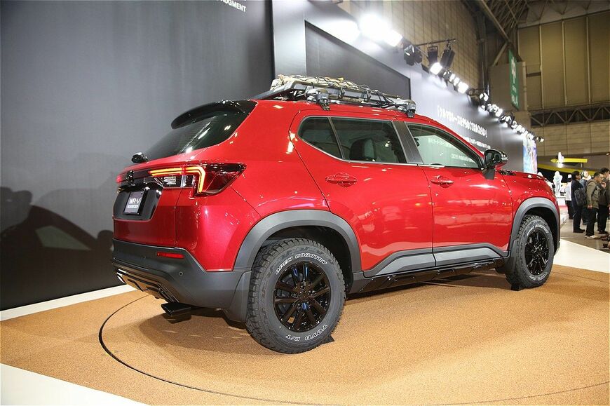 ホンダが展示していた「WR-Vフィールド エクスプローラー コンセプト」（筆者撮影）