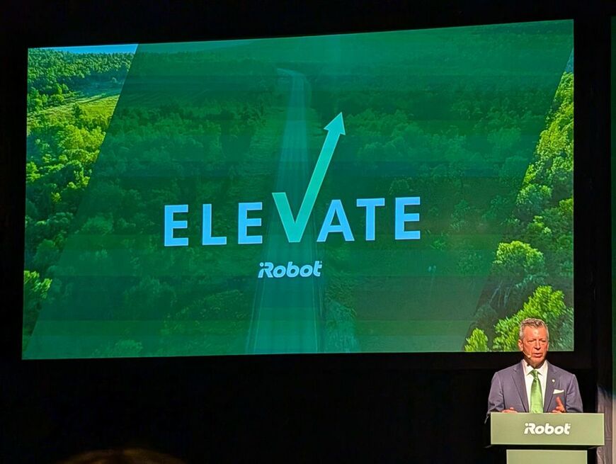 ジレットやTIMEX、P＆Gなどでキャリアを積んだコーエン氏。iRobotでは“ブランド再生”を担うことになった（筆者撮影）